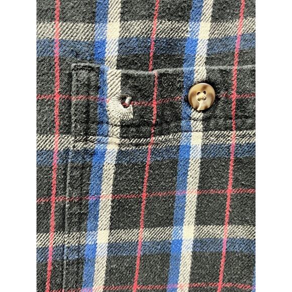 Carhartt Shirt Mens size medium Check Plaid Flannel Black Multi Pocket Outdoors‎ - Picture 4 of 6